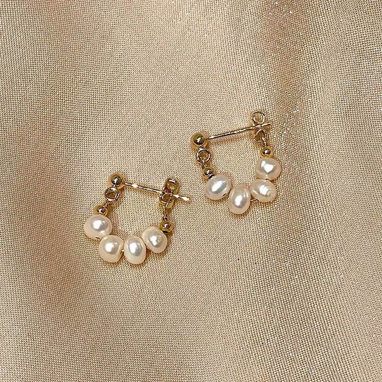 Fernanda Pearl Earrings (Hoops) – Steleo PH