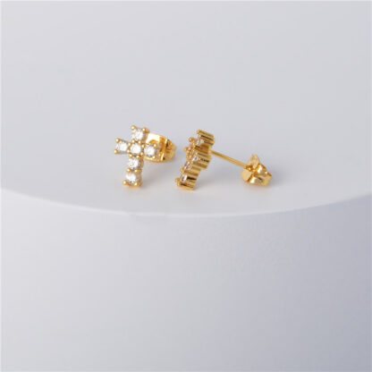 Cruz Stud Earrings - Image 4