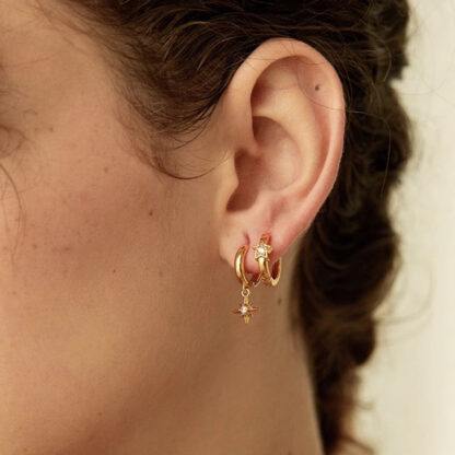 Nova Ear Hoops (Mismatched Hoops) - Image 4