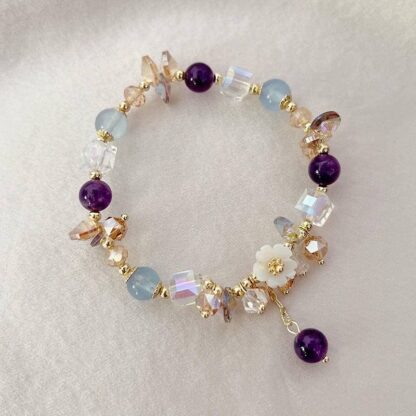 amethyst crystal bracelet