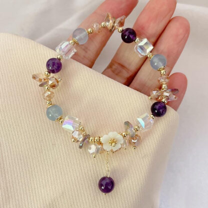 amethyst crystal bracelet