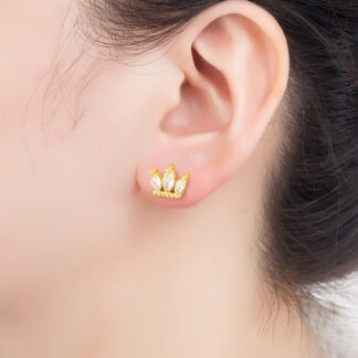 crown earrings