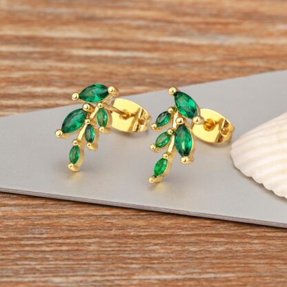 leaf earrings