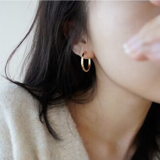 round gold hoops