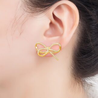 ribbon earrings