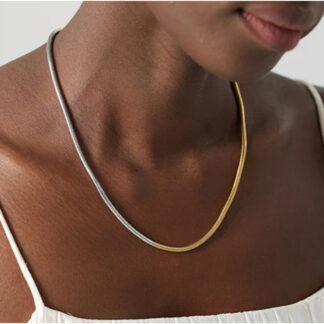 two-tone necklace