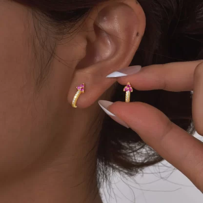 flower ear huggers