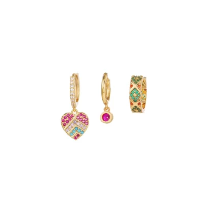 heart ear huggers colorful