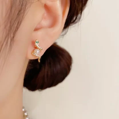 snake earrings set