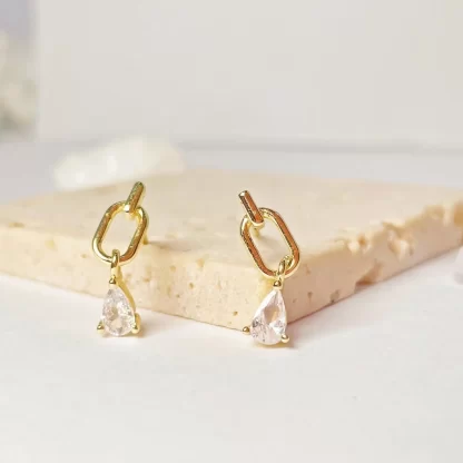 Lyra Teardrop Earrings - Image 4