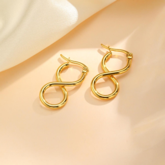 eternity hoop earrings