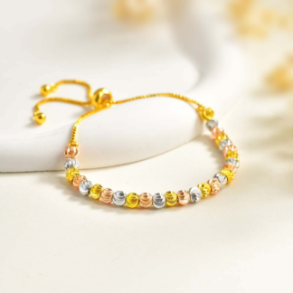 3-tone adjustable bracelet