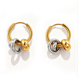 two-tone hoops