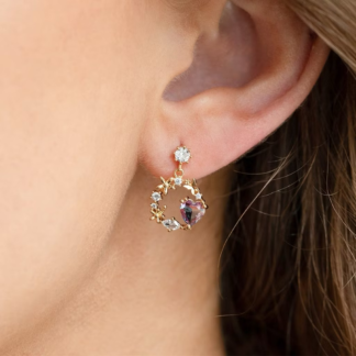 heart earrings