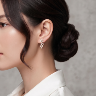 leaf earrings