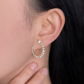 comma earrings