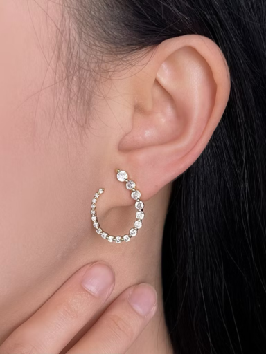 comma earrings