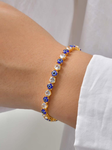 evil eye tennis bracelet